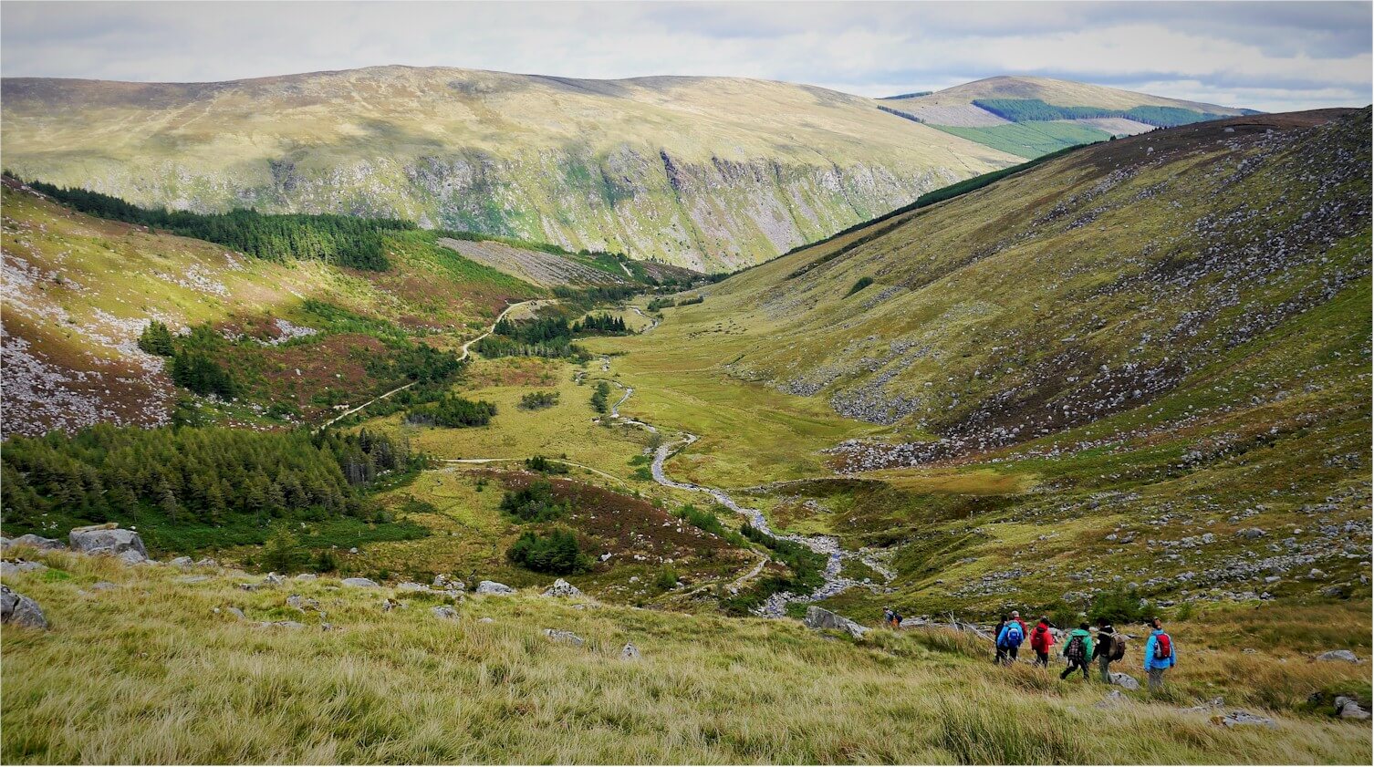 Lugnaquilla Mountain, the highest peak in the Wicklow Mountains